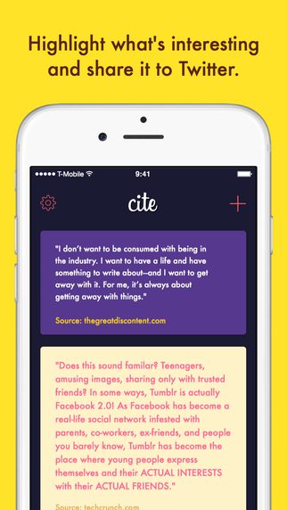 免費下載社交APP|Cite - Beautiful textshots made easy app開箱文|APP開箱王
