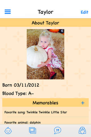 BabyBook - Mobile Baby Book screenshot 2