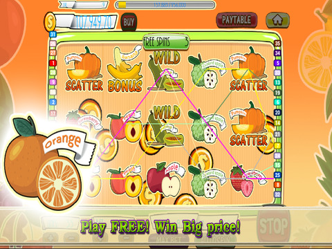 【免費遊戲App】'777' Amazing Fruit slot machine PRO - Spin fruit salad slots and earn big bonus money.-APP點子