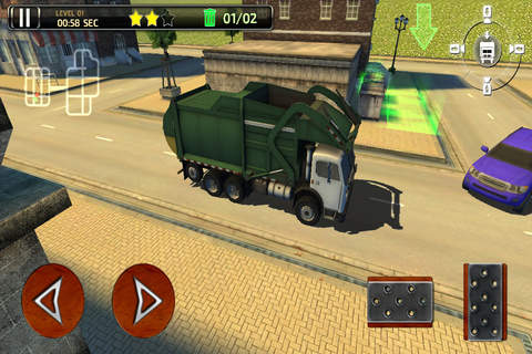 3D Garbage Truck Parking 2 PRO - Full Driving & Racing Simulator Clean Up Version screenshot 3