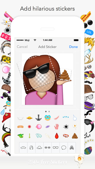 【免費娛樂App】FACEinEMOJI-APP點子