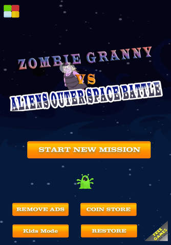 Zombie Granny vs. Aliens Outer Space Battle PRO screenshot 3
