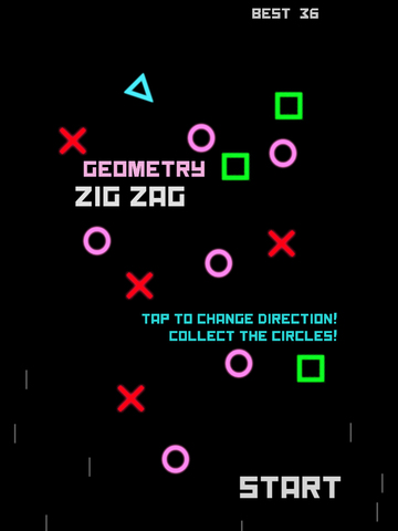 【免費遊戲App】Geometry ZigZag-APP點子