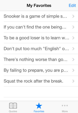 Billiard Quotes - Inspirational thoughts for the snooker / pool pro Books