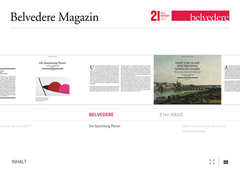 Belvedere & 21er Haus Magazin - Hintergrundinformationen und Wissenswertes zu den Museen screenshot 3