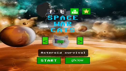 Space War Cats Cat Game