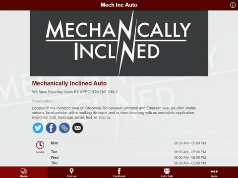 【免費商業App】Mechanically Inclined Auto-APP點子