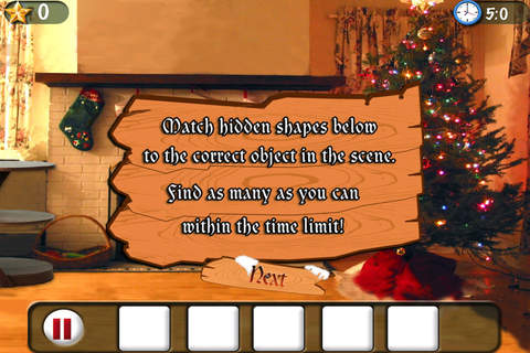 Christmas Hidden Objects - Help Santa Find Gifts screenshot 2