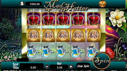 【免費遊戲App】AAA Mad Hatter Party Slots - Top Free Casino Jackpot Bonanza Games-APP點子