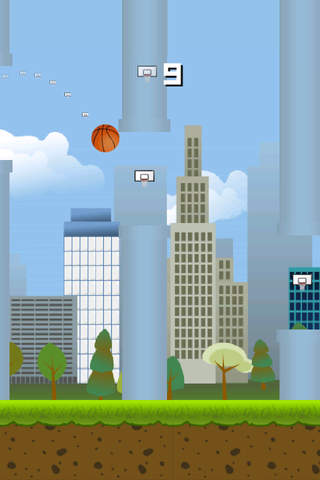 Flappy Basketball: Hoops Challenge screenshot 2