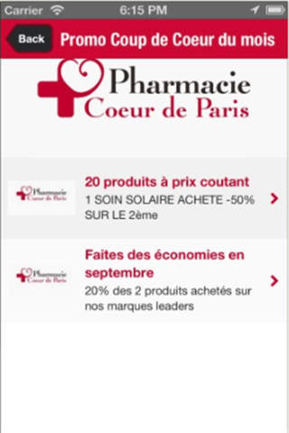 Pharmacie Coeur de Paris screenshot 3