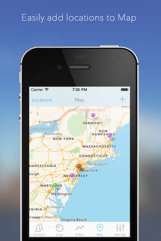 My CRM — contacts organizer & task manager for iPhone screenshot 2