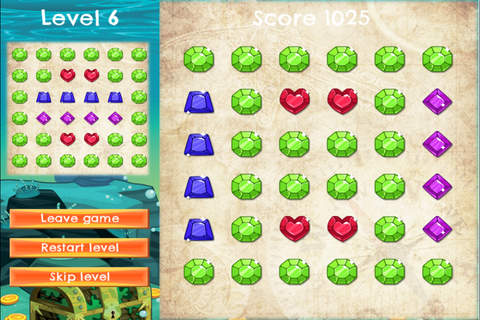 Captain's Loot - FREE - Slide Rows And Match Treasure Chest Jewels Super Puzzle Game screenshot 3
