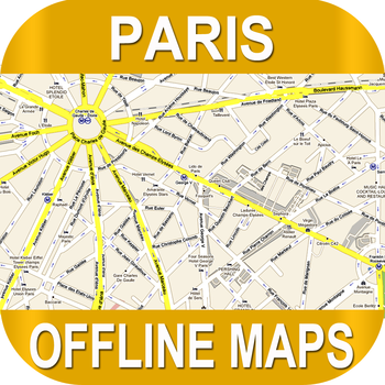 Paris Offline Maps Navigate LOGO-APP點子