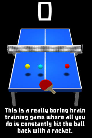 Play ping-pong for mind-training screenshot 2