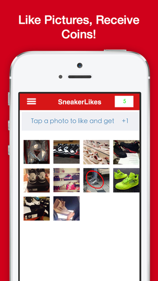 Sneaker Likes - Get 1000's of likes on your sneaker photos