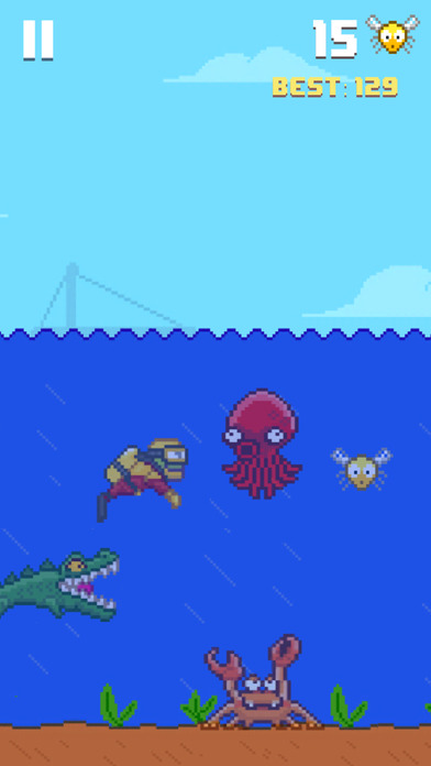 Screenshots of Hoppy Frog 2 - City Escape for iPhone
