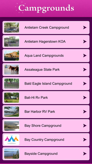 【免費交通運輸App】Maryland Campgrounds Guide-APP點子