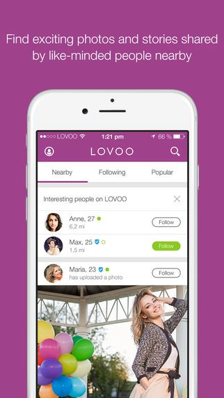 【免費社交App】LOVOO - People like you. New chat app for interests, photos and live moments of your friends-APP點子