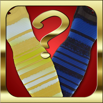 Dress Color - White and Gold Black and Blue : What color is the dress fashion Challenge 遊戲 App LOGO-APP開箱王