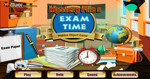 Mystery Files - Exam Time - Free Hidden Object Games