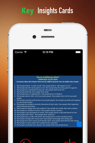 Secrets of the Millionaire Mind: Practical Guide Cards with Key Insights and Daily Inspiration screenshot 4