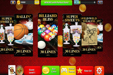 Perfect Slots Ultra Plus - Modern House of Dark Spades Cards screenshot 2