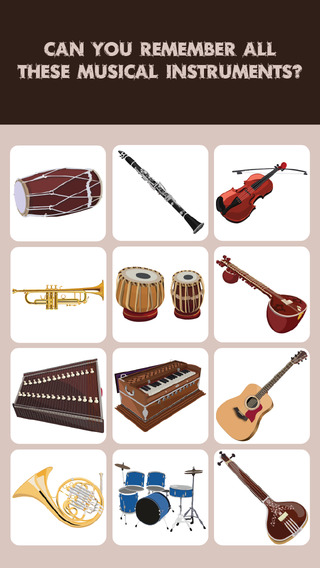 【免費教育App】Kids Memory Match : Musical Instruments-APP點子