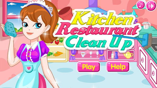 Kitchen restaurant cleanup