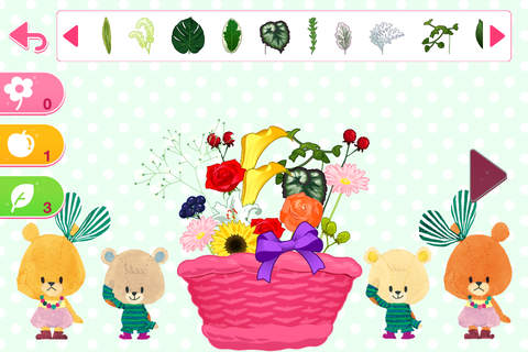 TINY TWIN BEARS' arrange Flowers screenshot 4