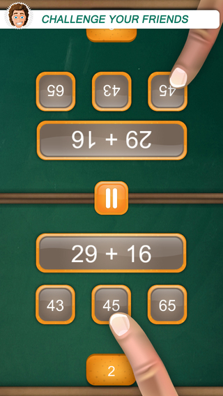 Math Fight Pro: School Edition - 2 Player Reactor Math Game for Kids