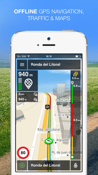 NLife Iberia - Offline GPS Navigation Traffic Maps