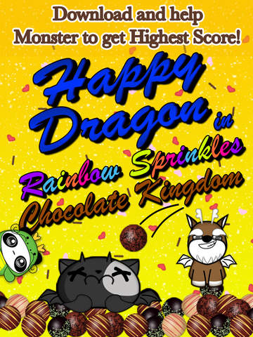 【免費遊戲App】Happy Dragon in Rainbow Sprinkles & Chocolate Kingdom-APP點子