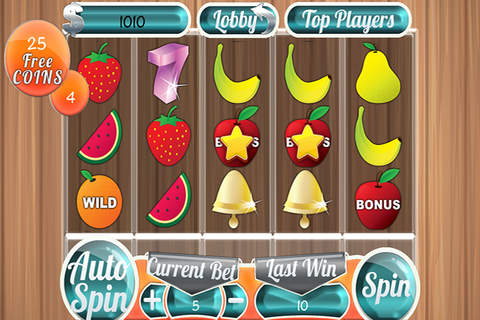 AAAA Aabbcsolut Fruits Casino - Fruits & Coins! screenshot 2
