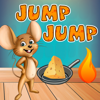 Mouse Jump-Jump: Game About Cheese and Flame LOGO-APP點子