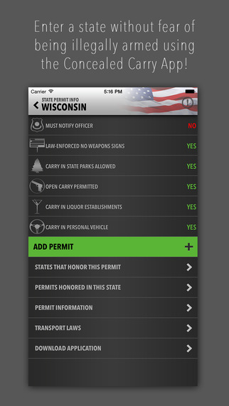 Concealed Carry App - CCW Law and Reciprocity