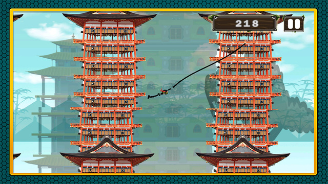 【免費遊戲App】Action Stick-Man Ninja Swinging : Asian Skyscrapers Tight-Rope Swing Adventure PRO-APP點子