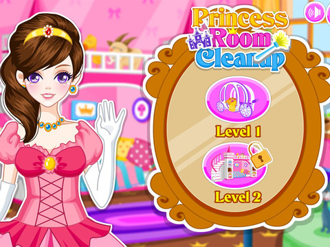 【免費遊戲App】Princess room cleanup-APP點子