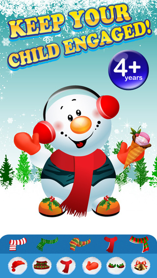 Design and Build My Frozen Snowman Christmas Creation Game - Advert Free App