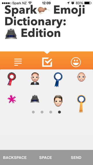 Spark Kiwi Emoji Dictionary