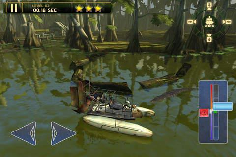 3D Swamp Boat Parking PRO - Full Real Driving Simulation Racing Version screenshot 2