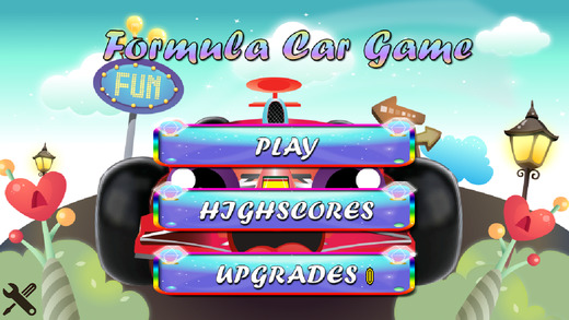 Formula Car Game for iPhone and iPad