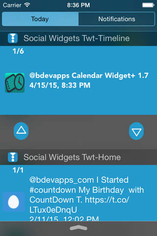 Social Widgets screenshot 2