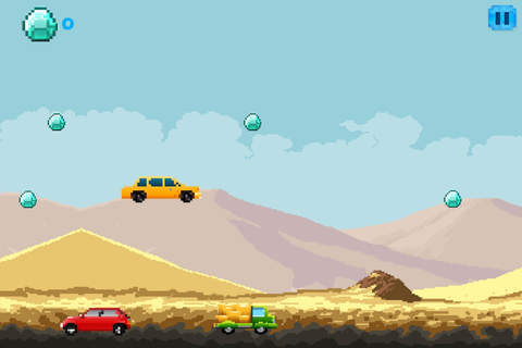 A Pixel Cars Madness - Race For Survival In The Wicked Traffic Land 3D PRO screenshot 4