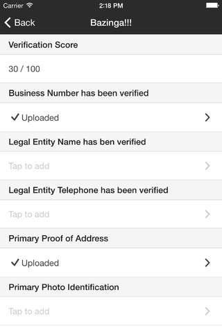 Uglii Affiliate Verification Upload screenshot 2