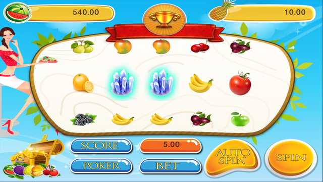 Awesome Fruit Jackpot - Free Poker Las Vegas Style