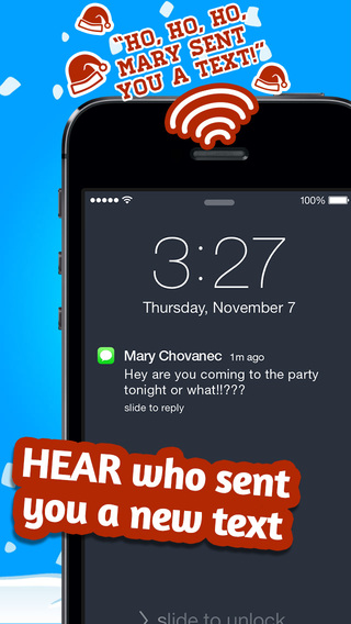 【免費娛樂App】Christmas Text Tones - Customize your new text tone with Santa!-APP點子