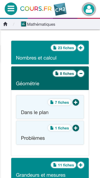 【免費教育App】Cours.fr CM2-APP點子