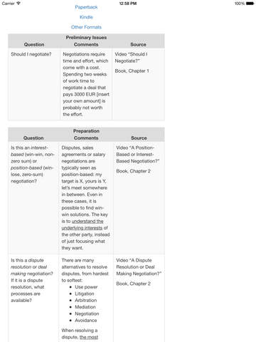 【免費商業App】Negotiation Planner: Simple and Effective Tools for Negotiation Success-APP點子