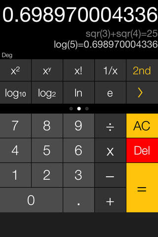 Jaffa Calculator screenshot 3